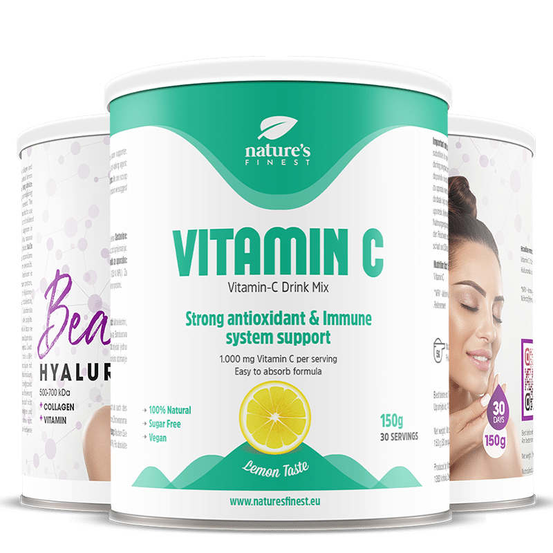 2x Beauty Hyaluron + Vitamin C GRATIS